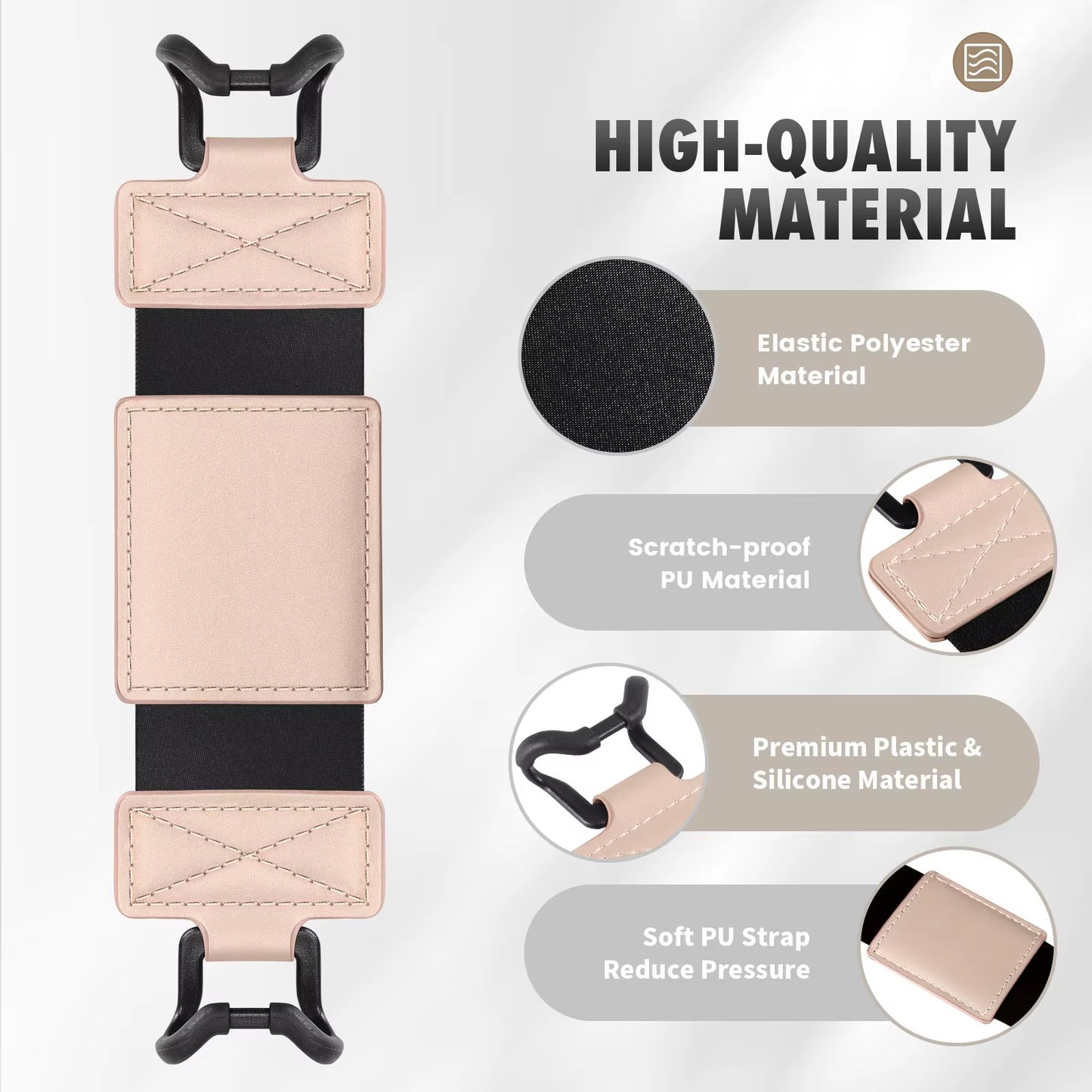 Hand Strap for 6-8" Kindle Tablet -Kindle/Kobo/Voyaga/Lenovo/Sony Kindle E-Book Tablet,Black High-Elasticity