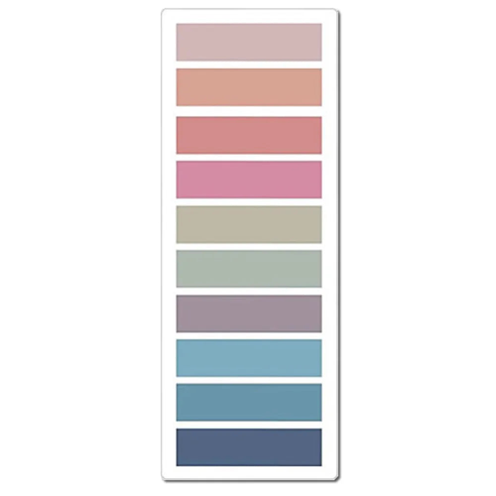 2400 Transparent Colorful Index Sticky Notes