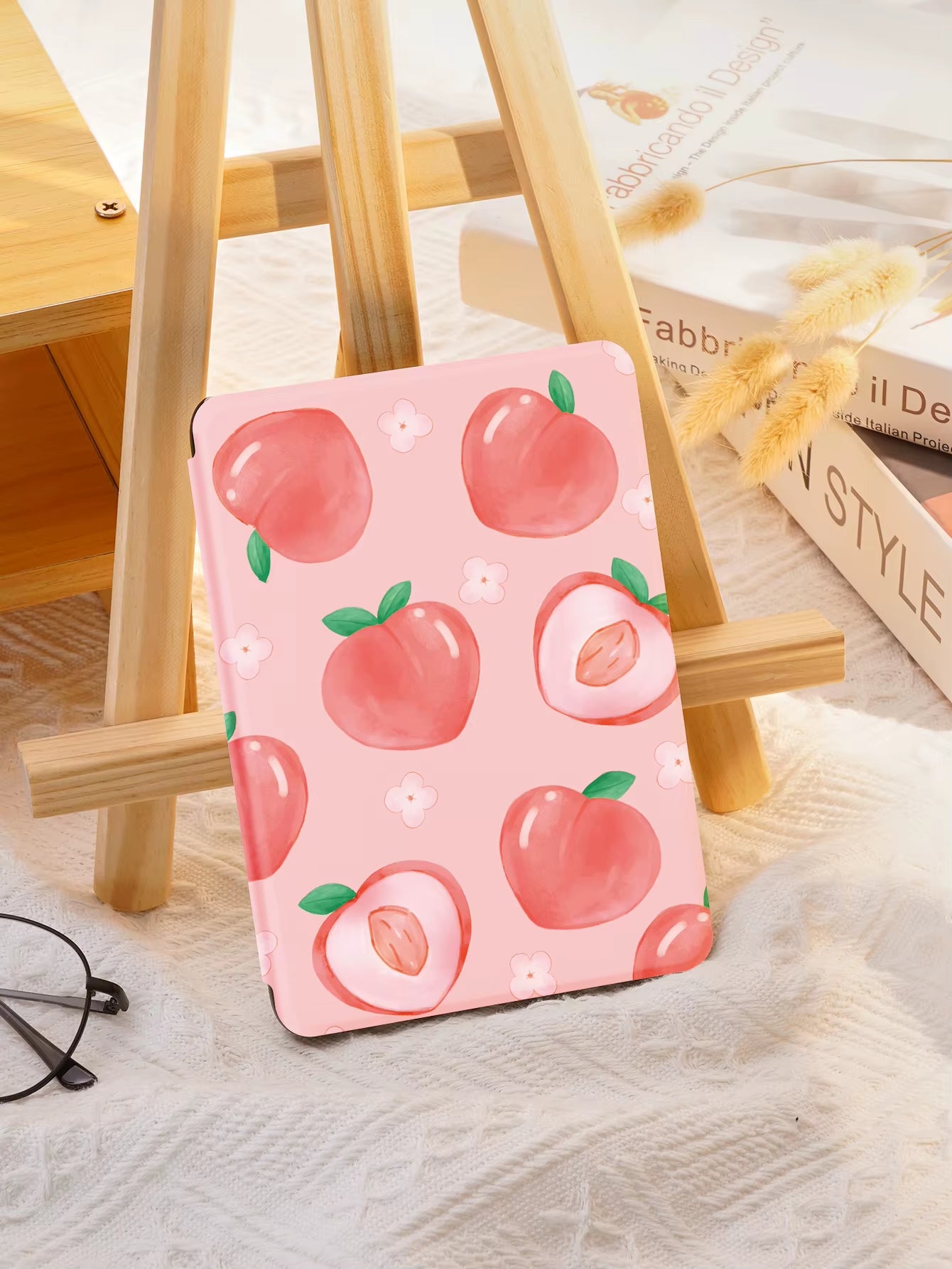 Peach Shell Cover Kindle Case Fits All-New 6" Kindle (11Th Generation, 2022 Release)/ Kindle (10Th Gen,2019) 