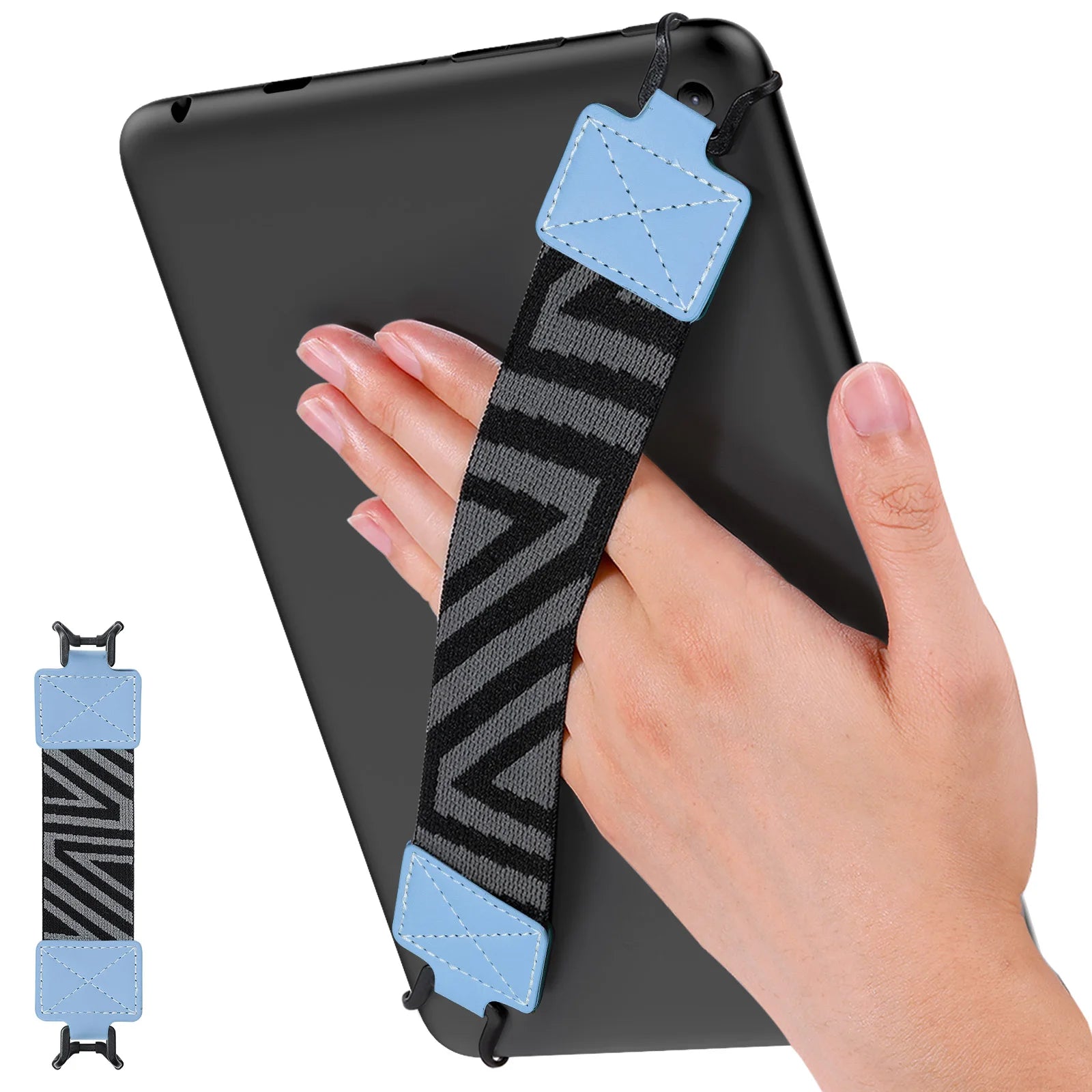 Hand-Strap for 9-11 Inch Tablet for Ipad/Ipad Pro/Ipad Air/Kindle Fire Hd/Samsung High-Elasticity Lightweight Finger Grip Holder