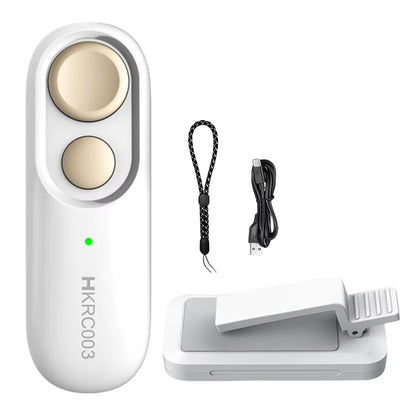 Remote Page Turner Phone Camera Video Record Remote Triggers Clicker Page Turner for Kindle Paperwhite Oasis Kobo Ereaders