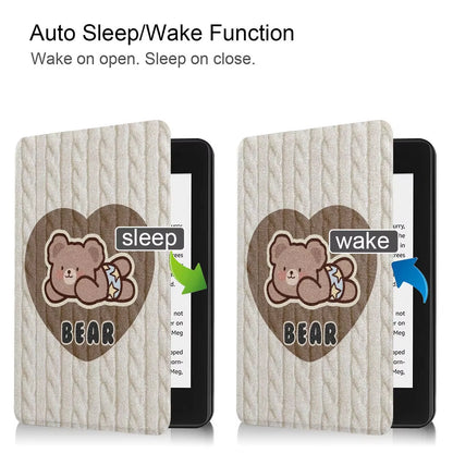 Silicone Soft Shell Case with Edge Wrapping Protection，Kindle Case Paperwhite 12Th Gen 2024 2022 Basic11Th Generation