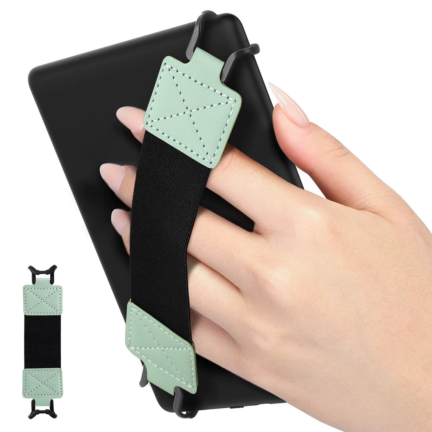 E-Reader Hand-Strap for 6-8" Tablet - Kindle/Kobo/Voyaga/Lenovo/Sony Kindle E-Book Tablet, Elastic Vers