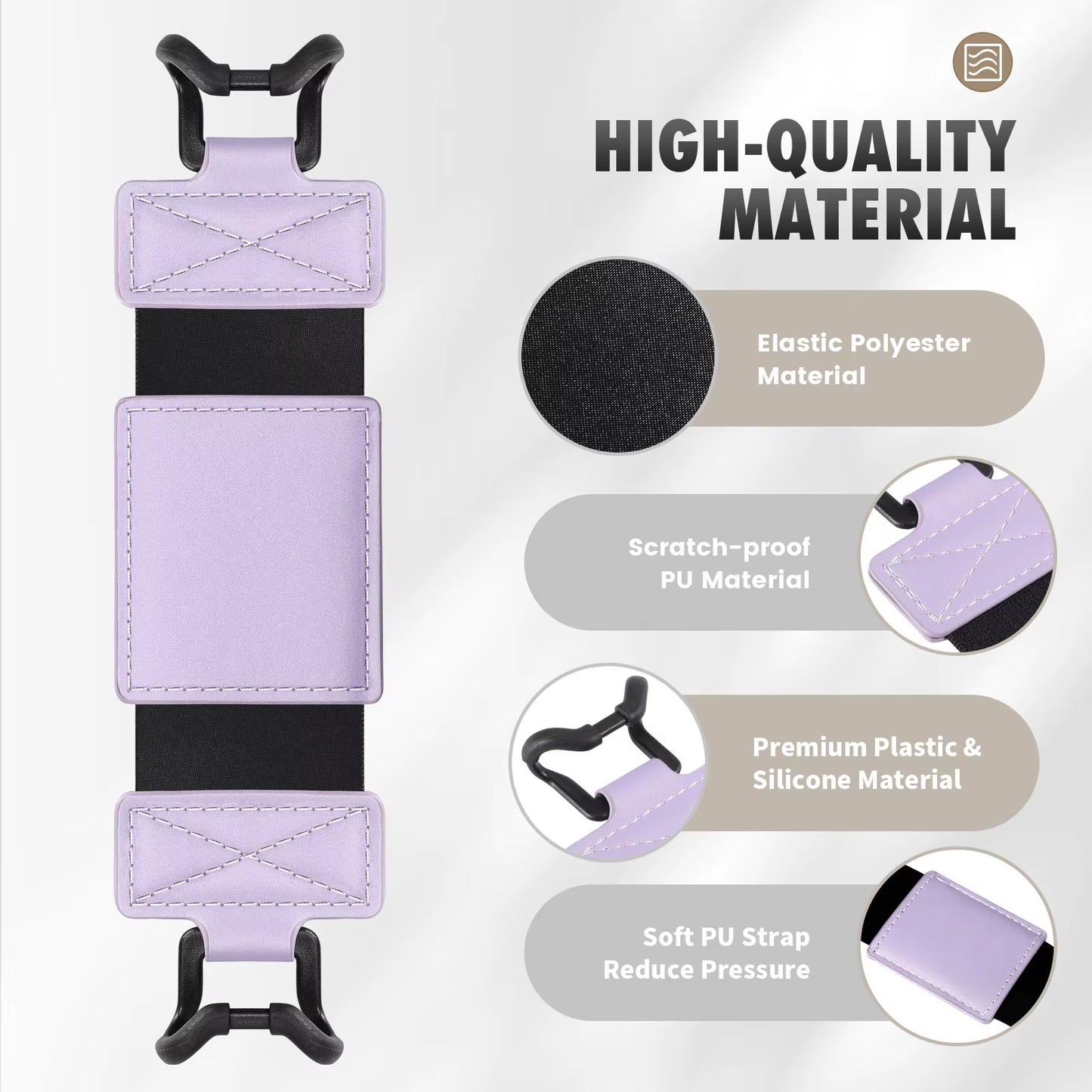 Hand Strap for 6-8" Kindle Tablet -Kindle/Kobo/Voyaga/Lenovo/Sony Kindle E-Book Tablet,Black High-Elasticity