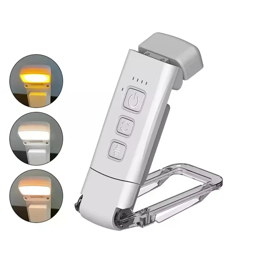 Mini Rechargeable Reading Light with Timer