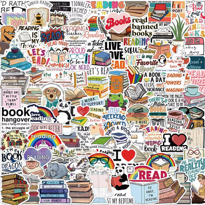 10/50/100Pcs Mix Smut Dark Romance Bookish Reading Stickers