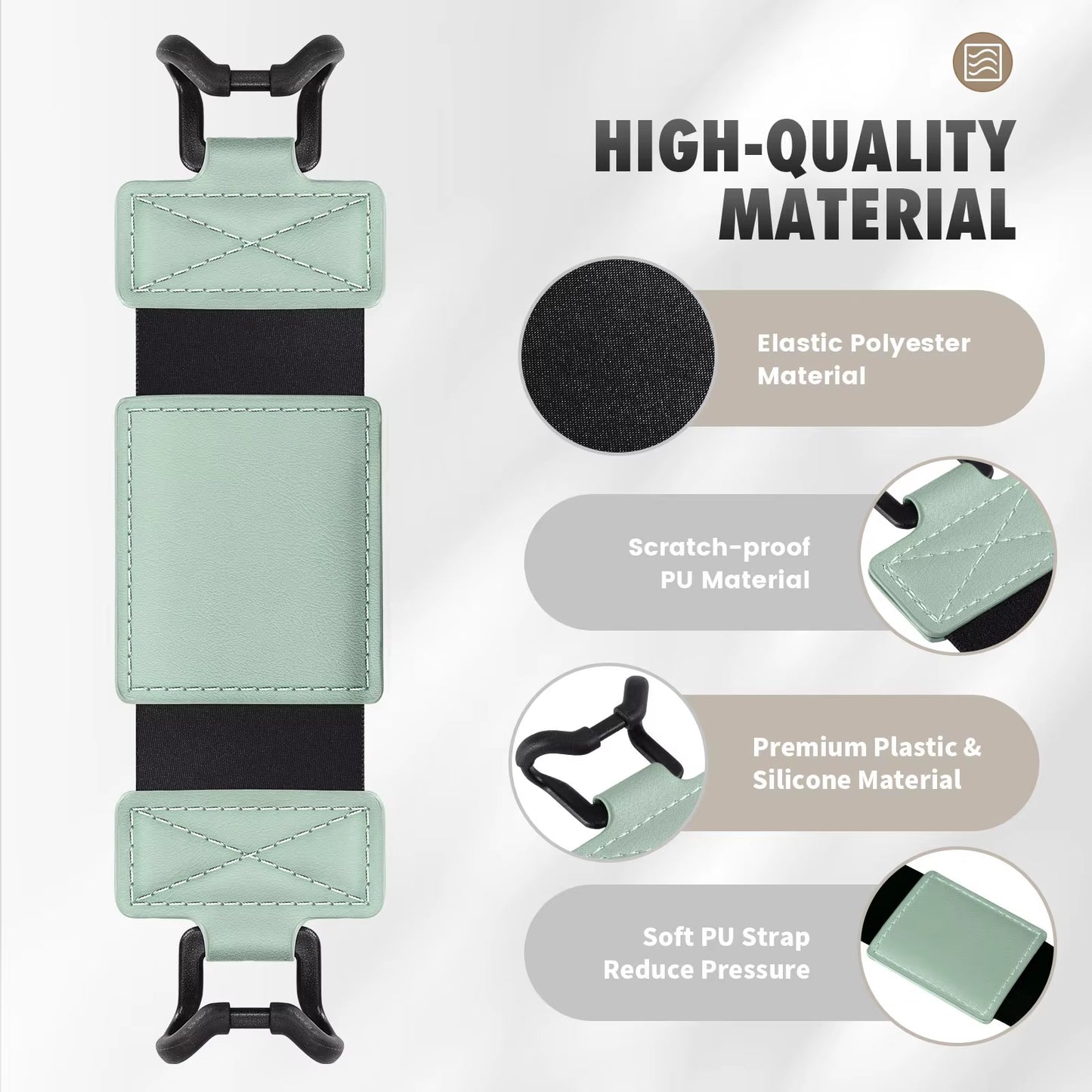 Hand Strap for 6-8" Kindle Tablet -Kindle/Kobo/Voyaga/Lenovo/Sony Kindle E-Book Tablet,Black High-Elasticity