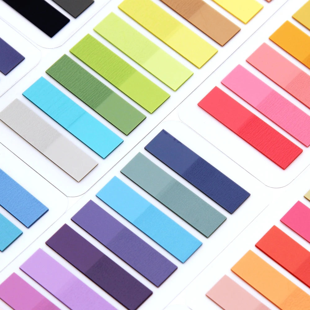 2400 Transparent Colorful Index Sticky Notes