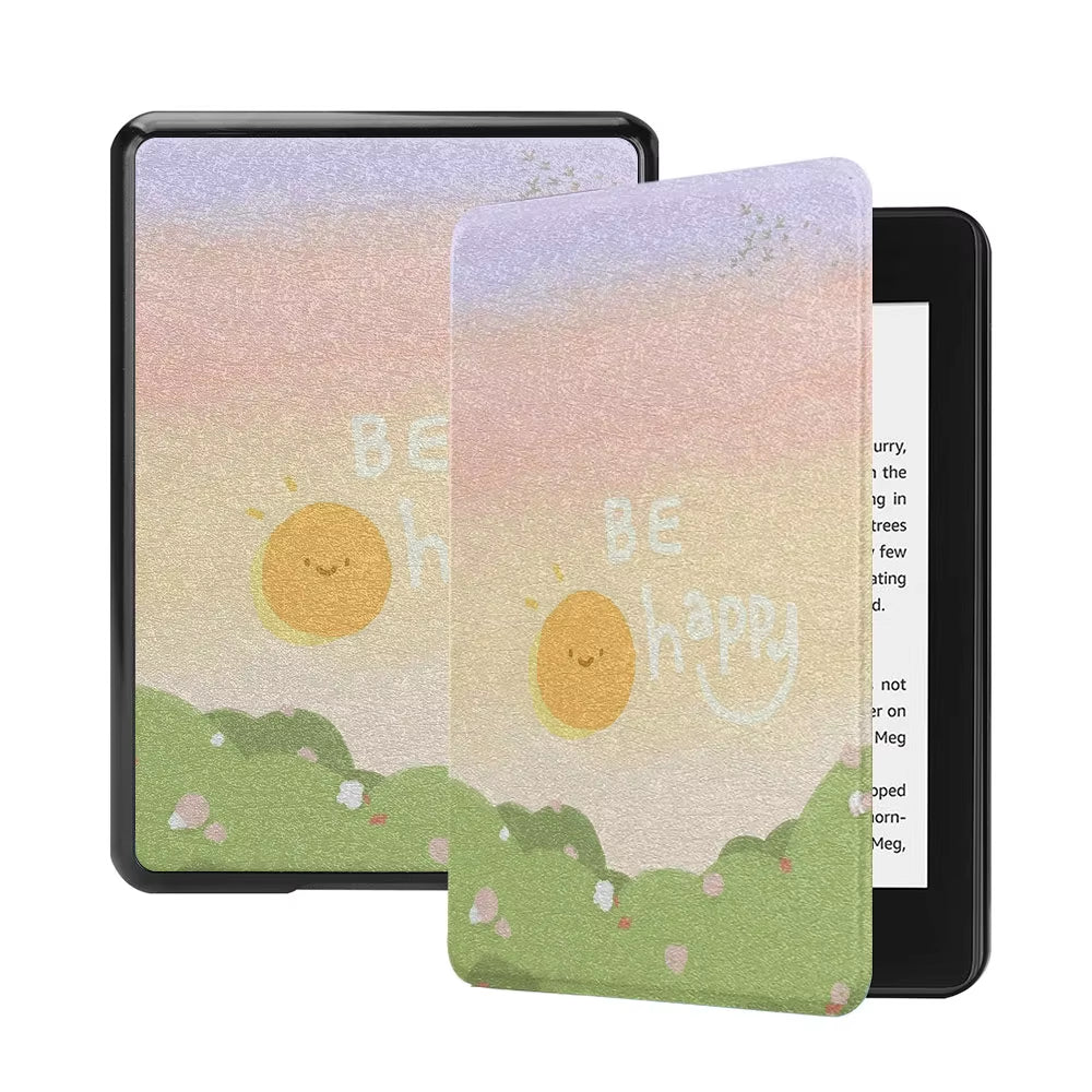 Silicone Soft Shell Case with Edge Wrapping Protection，Kindle Case Paperwhite 12Th Gen 2024 2022 Basic11Th Generation