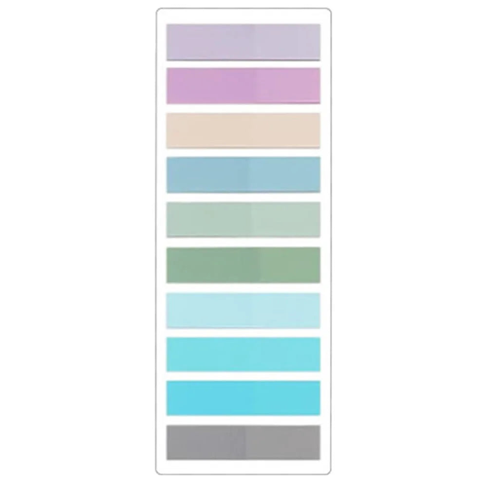 2400 Transparent Colorful Index Sticky Notes