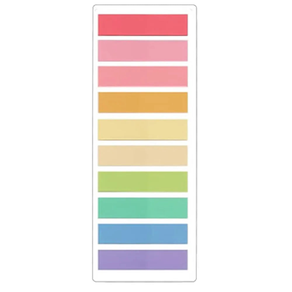 2400 Transparent Colorful Index Sticky Notes