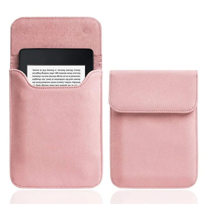 6.8 7 Inch E-Reader Sleeve PU Leather 12Th Generation Storage Bag for Kindle Paperwhite 2024/Colorsoft Signature Edition