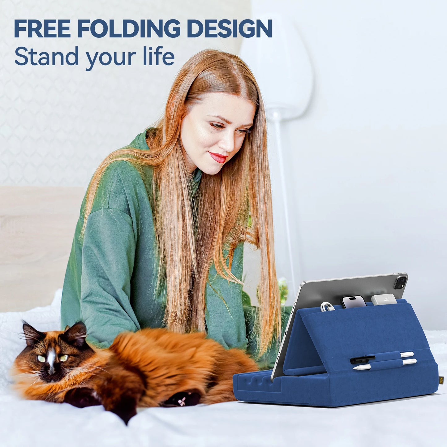Tablet Pillow Adjustable Holder