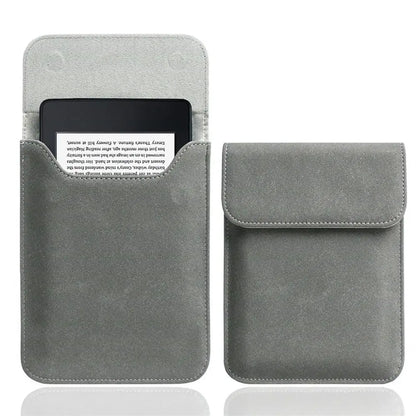 6.8 7 Inch E-Reader Sleeve PU Leather 12Th Generation Storage Bag for Kindle Paperwhite 2024/Colorsoft Signature Edition