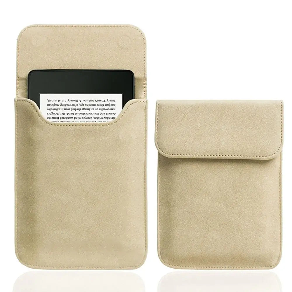 6.8 7 Inch E-Reader Sleeve PU Leather 12Th Generation Storage Bag for Kindle Paperwhite 2024/Colorsoft Signature Edition