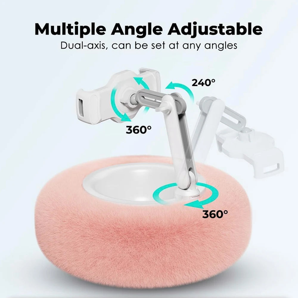 Transform Your Viewing Experience with the New 2025 Adjustable Plush Pillow Tablet and Phone Stand – Perfect for Streaming, Video Chats, and Relaxation!