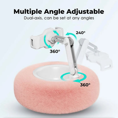 Transform Your Viewing Experience with the New 2025 Adjustable Plush Pillow Tablet and Phone Stand – Perfect for Streaming, Video Chats, and Relaxation!