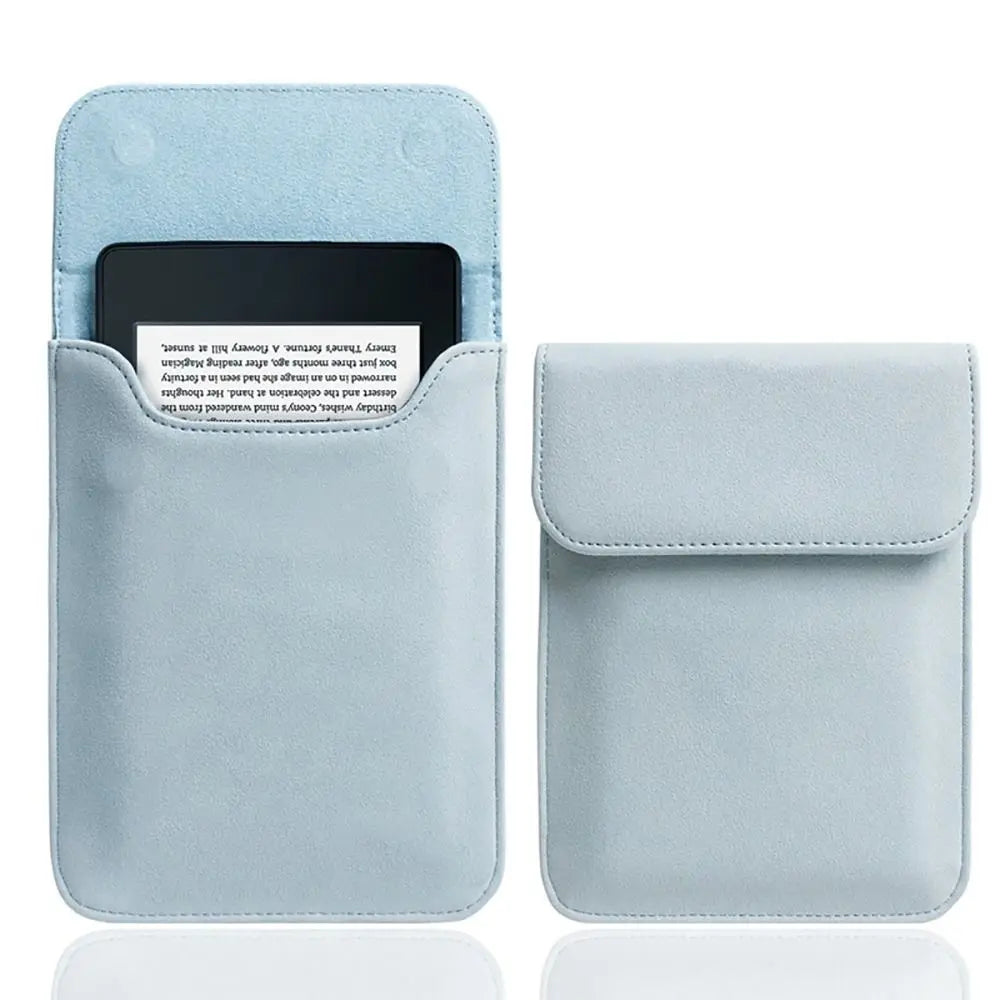 6.8 7 Inch E-Reader Sleeve PU Leather 12Th Generation Storage Bag for Kindle Paperwhite 2024/Colorsoft Signature Edition