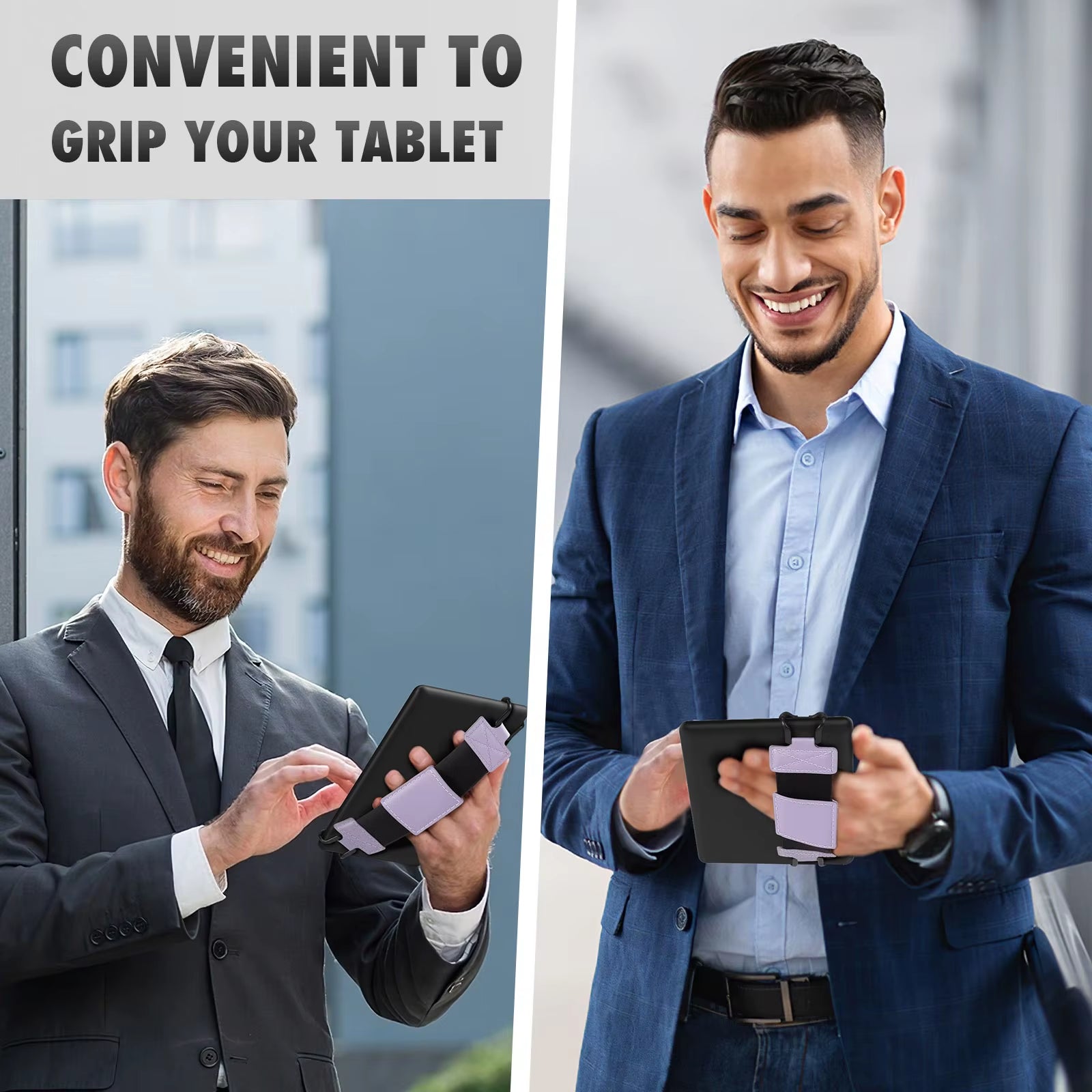 Hand Strap for 6-8" Kindle Tablet -Kindle/Kobo/Voyaga/Lenovo/Sony Kindle E-Book Tablet,Black High-Elasticity