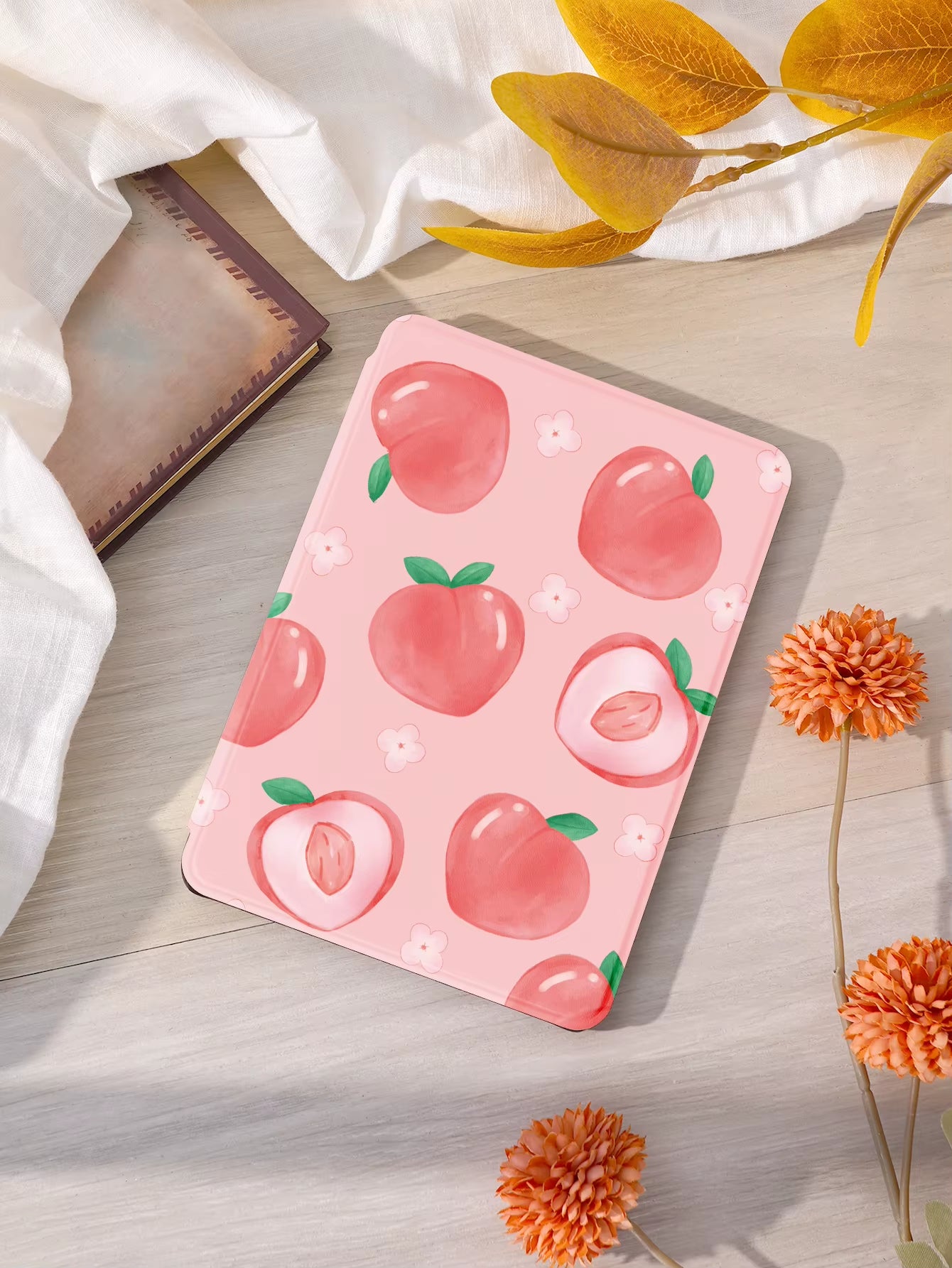 Peach Shell Cover Kindle Case Fits All-New 6" Kindle (11Th Generation, 2022 Release)/ Kindle (10Th Gen,2019) 