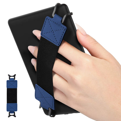 E-Reader Hand-Strap for 6-8" Tablet - Kindle/Kobo/Voyaga/Lenovo/Sony Kindle E-Book Tablet, Elastic Vers