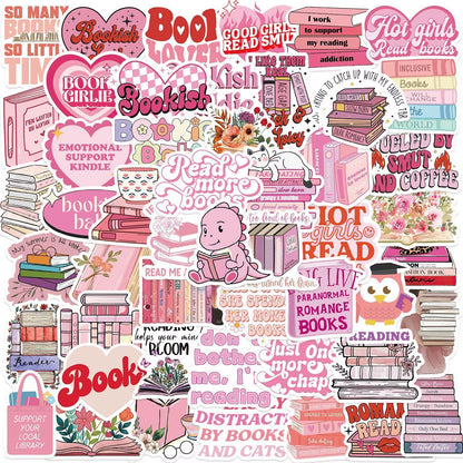 10/50/100Pcs Mix Smut Dark Romance Bookish Reading Stickers