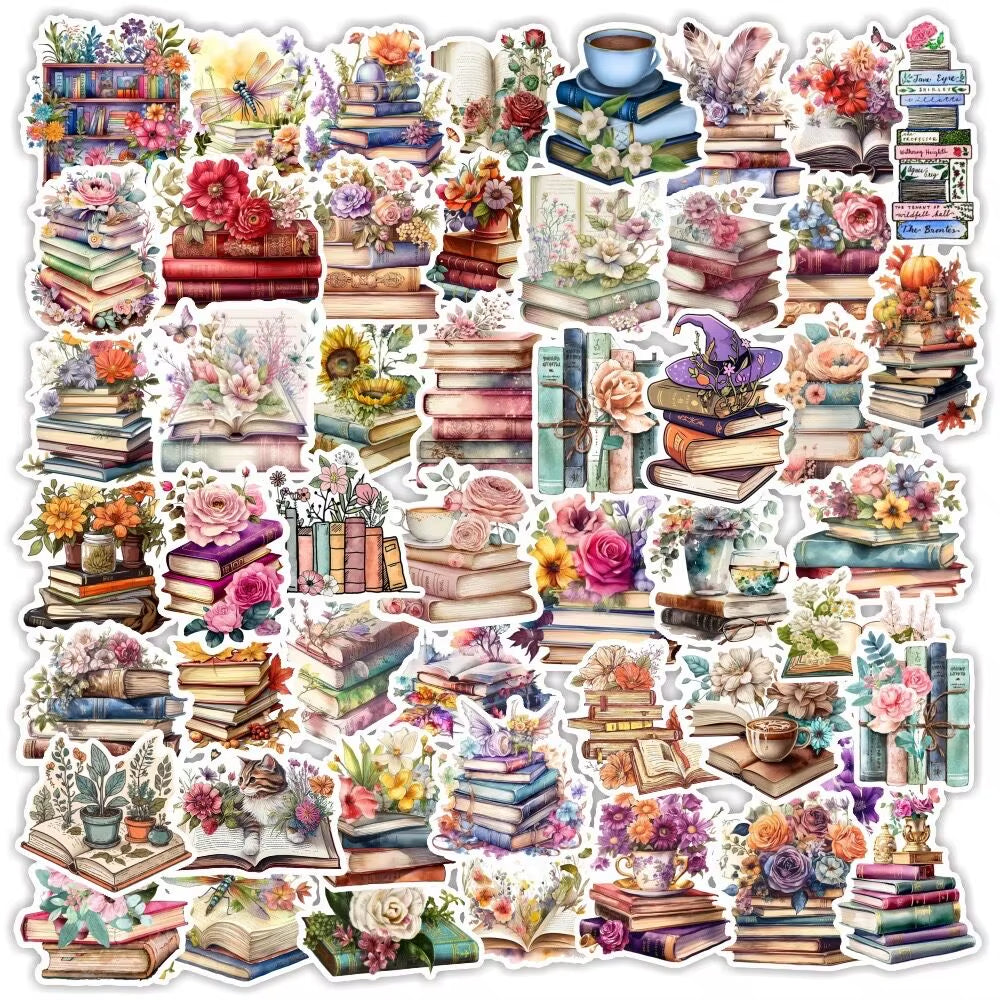 10/50/100Pcs Mix Smut Dark Romance Bookish Reading Stickers