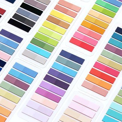 2400 Transparent Colorful Index Sticky Notes